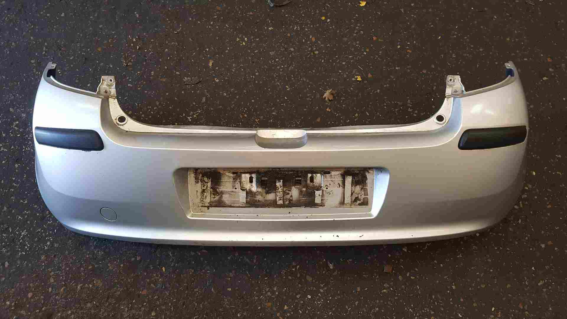 Renault Clio MK3 2005-2009 Rear Bumper Silver Ted69