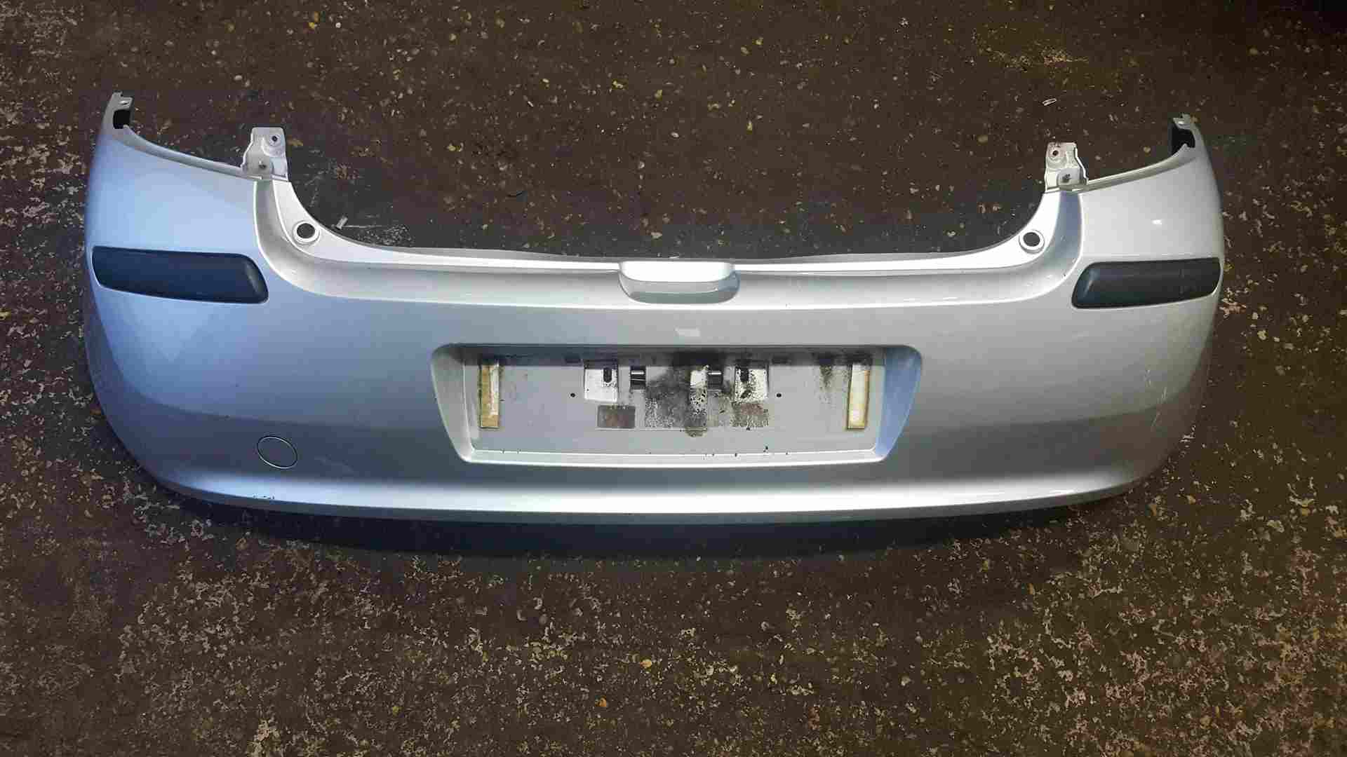 Renault Clio MK3 2005-2009 Rear Bumper Silver Ted69 some damage