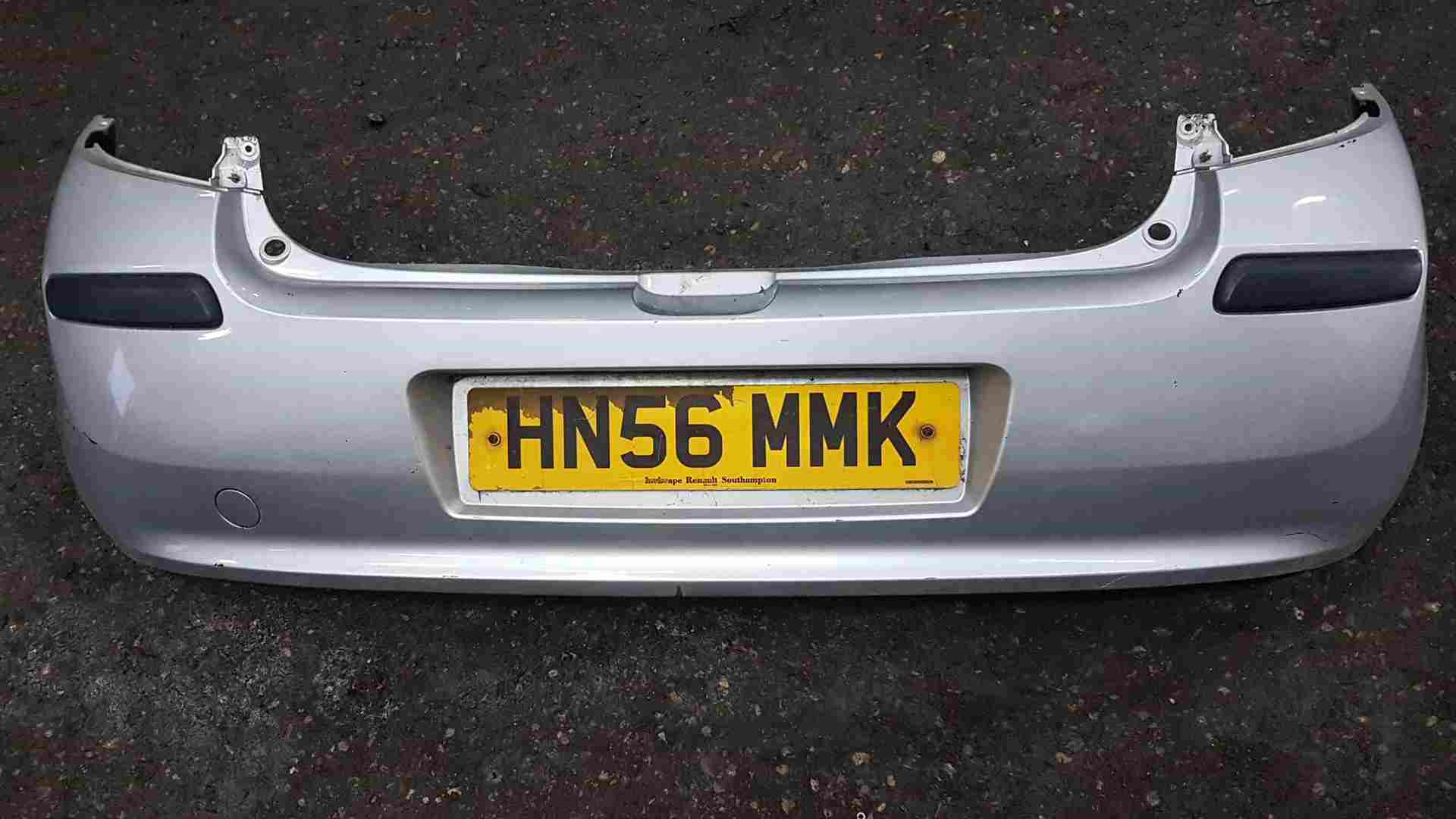 Renault Clio MK3 2005-2009 Rear Bumper Silver Ted69