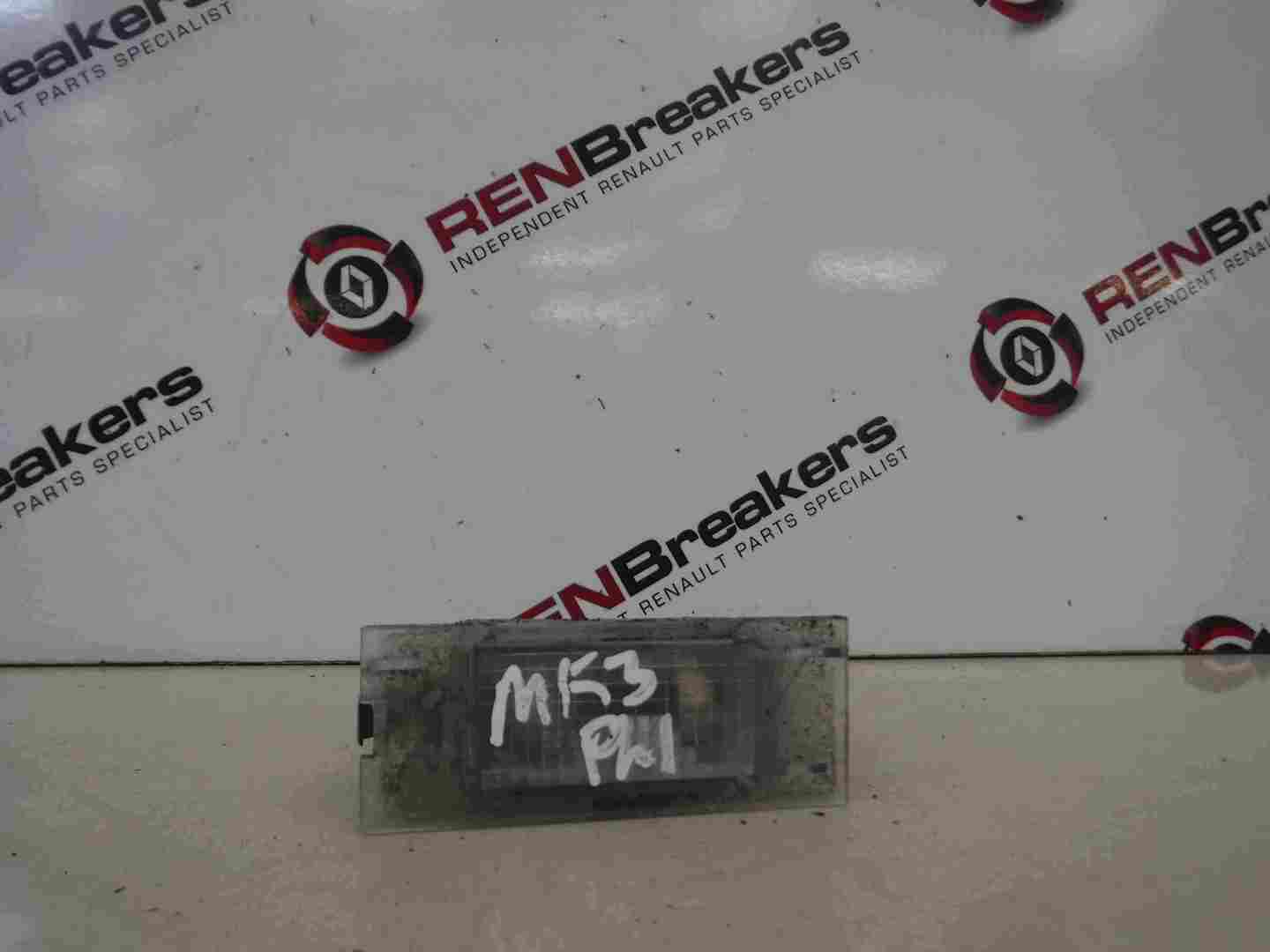 Renault Clio MK3 20052009 Rear Number Plate Light Store Renault