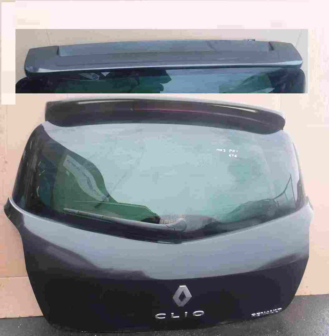 Renault Clio MK3 2005-2009 Rear Tailgate Boot Black 676
