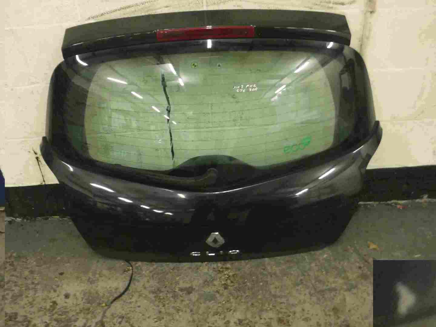 Renault Clio MK3 2005-2009 Rear Tailgate Boot Black 676