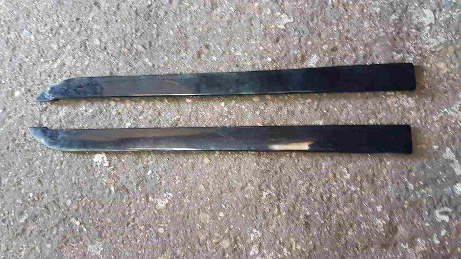 Thumb 2 Renault Clio MK3 2005-2009 Roof Panels Trim Inserts 3Dr PANO Sunroof Black 