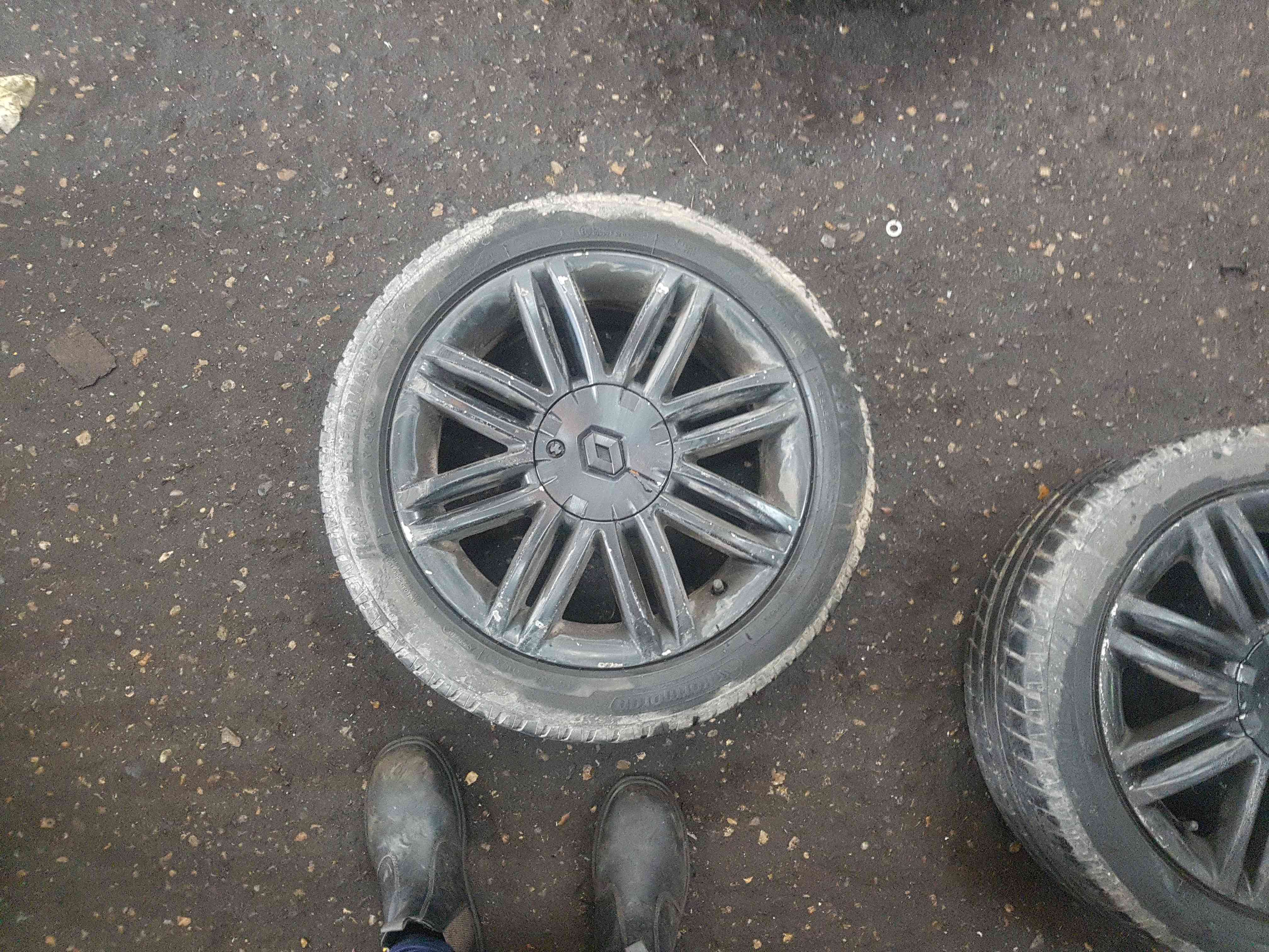 Thumb 8 Renault Clio MK3 2005-2009 Solonia Alloy Wheel 16Inch 8200899145 Painted Black