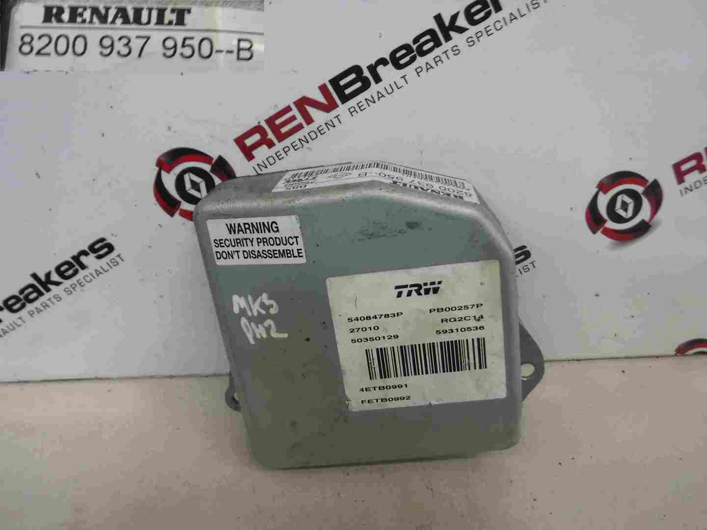Renault Clio MK3 2005-2009 Steering Column ECU 8200937950