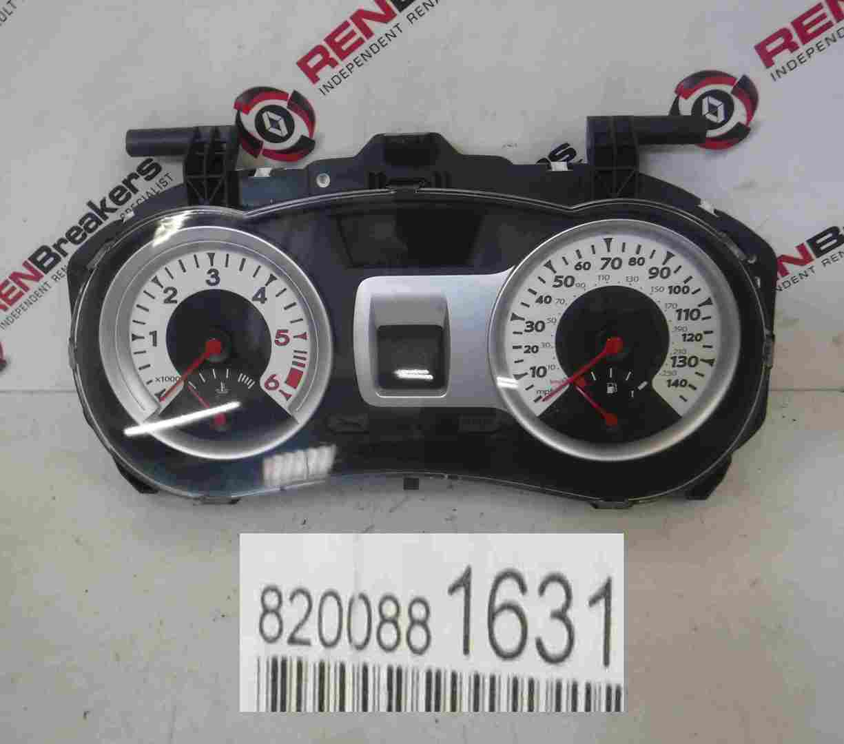 Renault Clio MK3 2005-2009 White Dials Instrument Panel Dials Gauges Clocks 99K