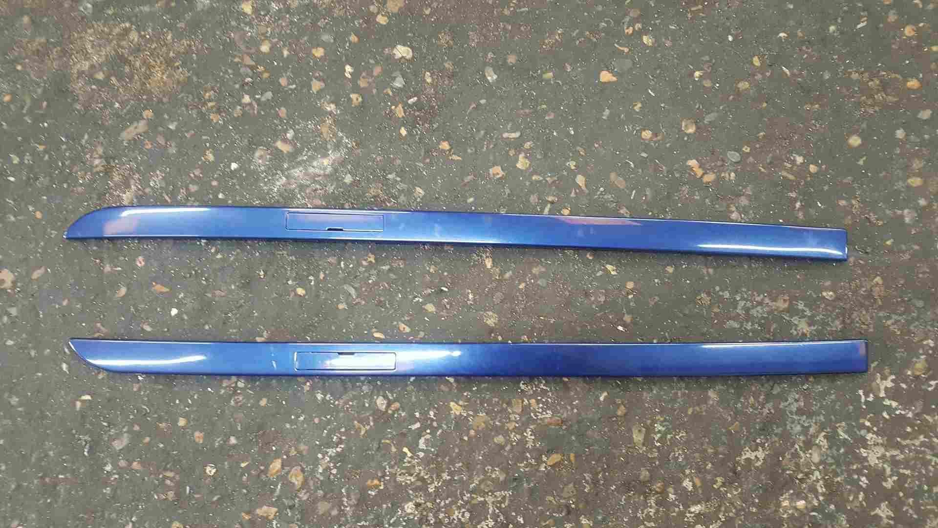 Thumb 5 Renault Clio MK3 2005-2012  Roof Insert Trim Rack Cover Blue Terna