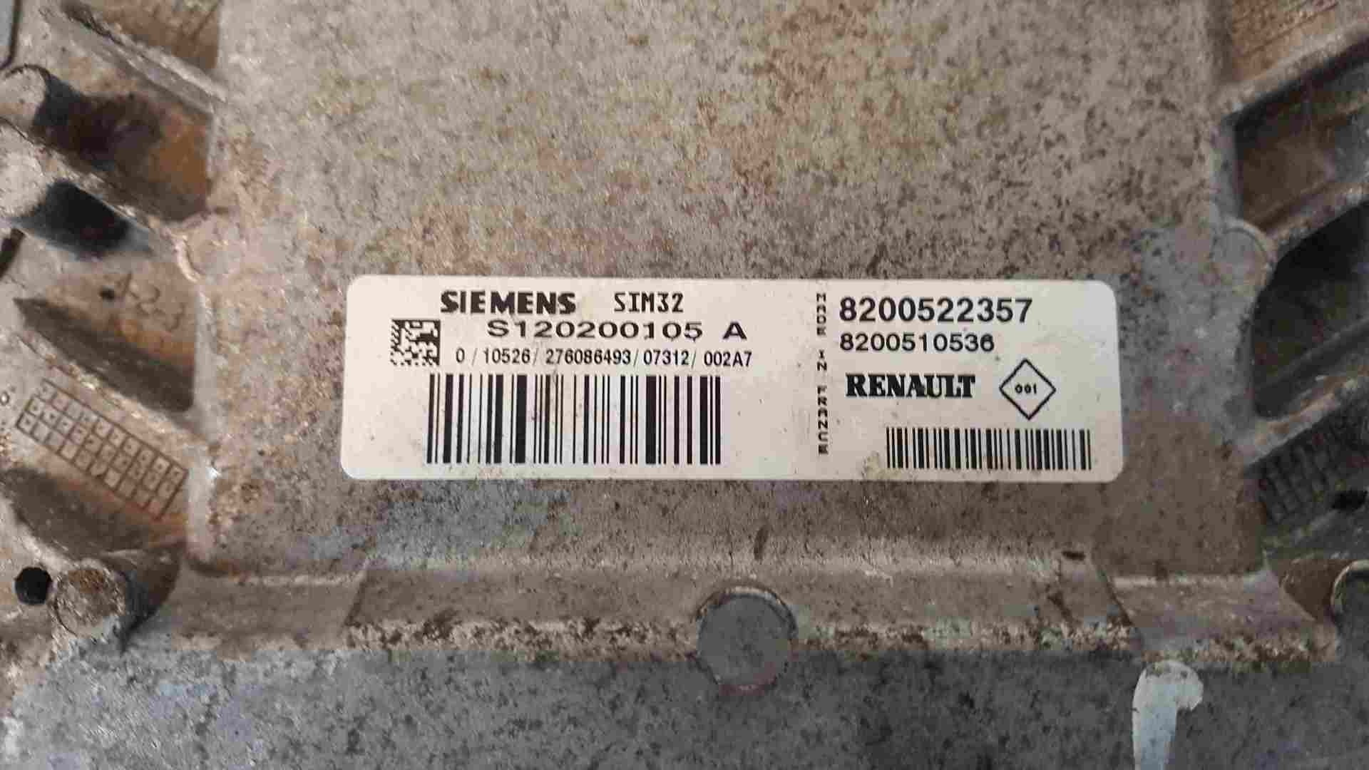 Thumb 3 Renault Clio MK3 2005-2012 1.2 16v ECU SET UCH BCM Steering Box + Key Fob
