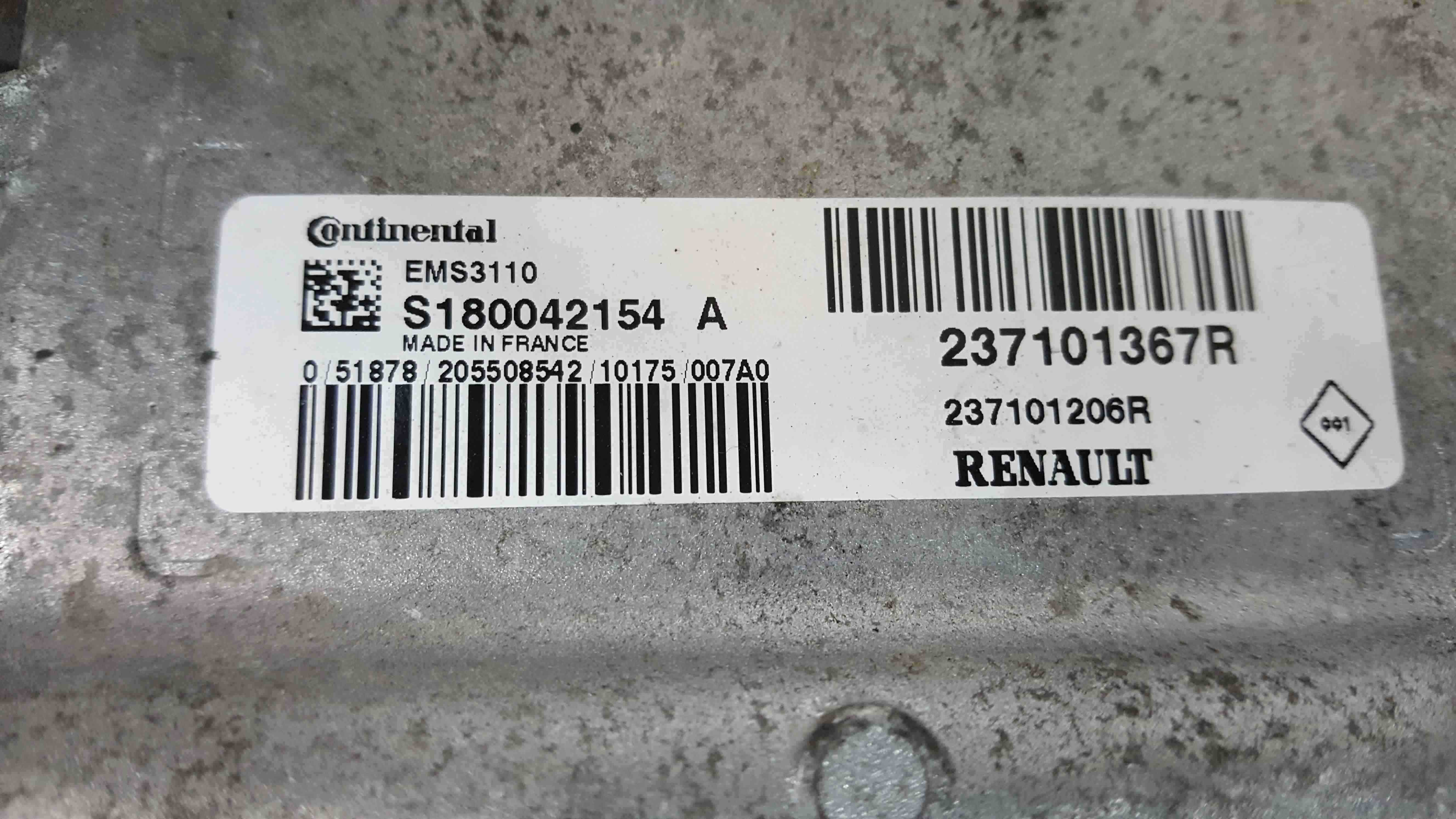 Renault Clio MK3 2005-2012 1.2 16v Engine Control Unit ECU 237101367R 237101206R