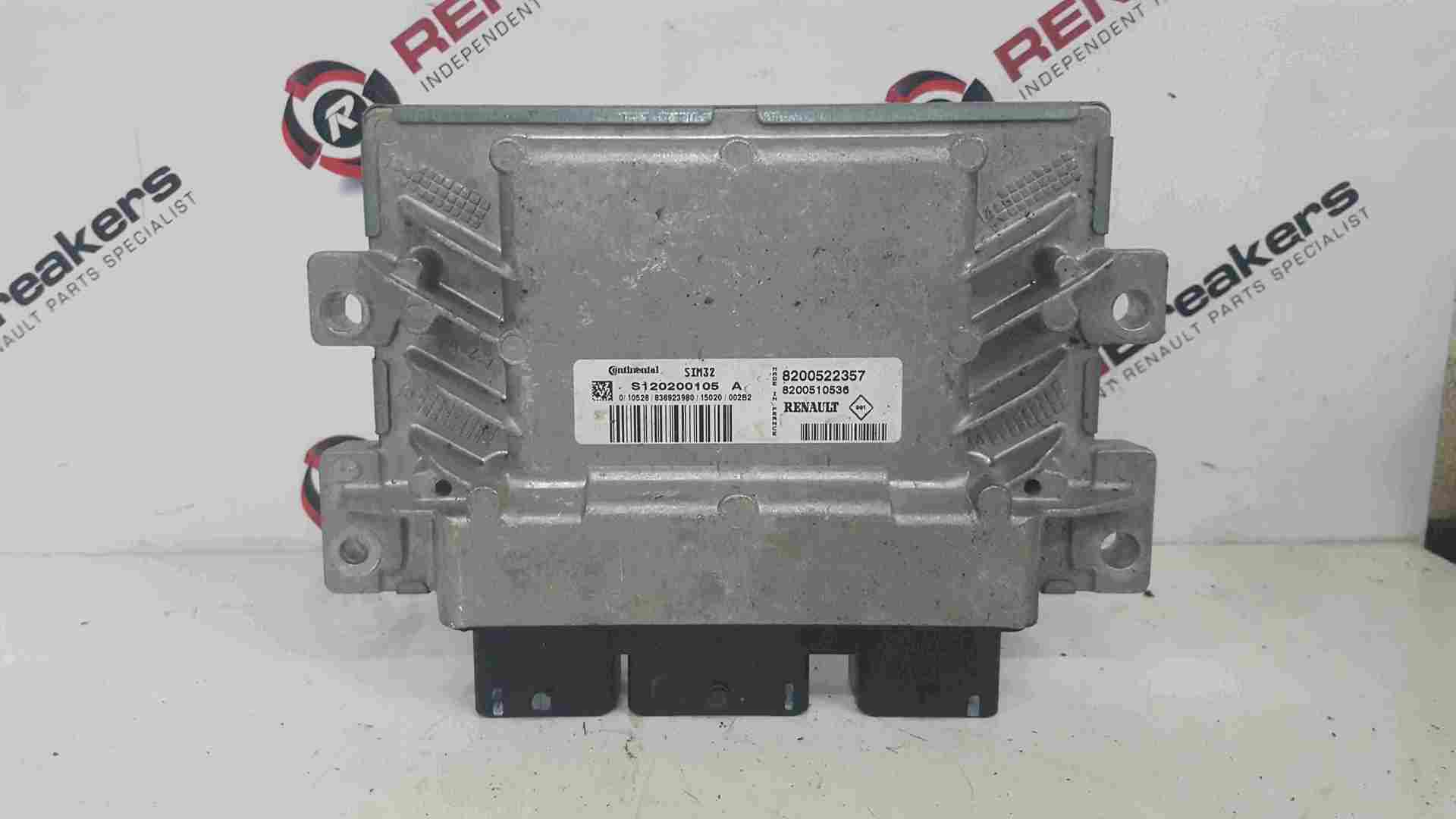 Renault Clio MK3 2005-2012 1.2 16v Engine Control Unit ECU 8200522357 8200510536