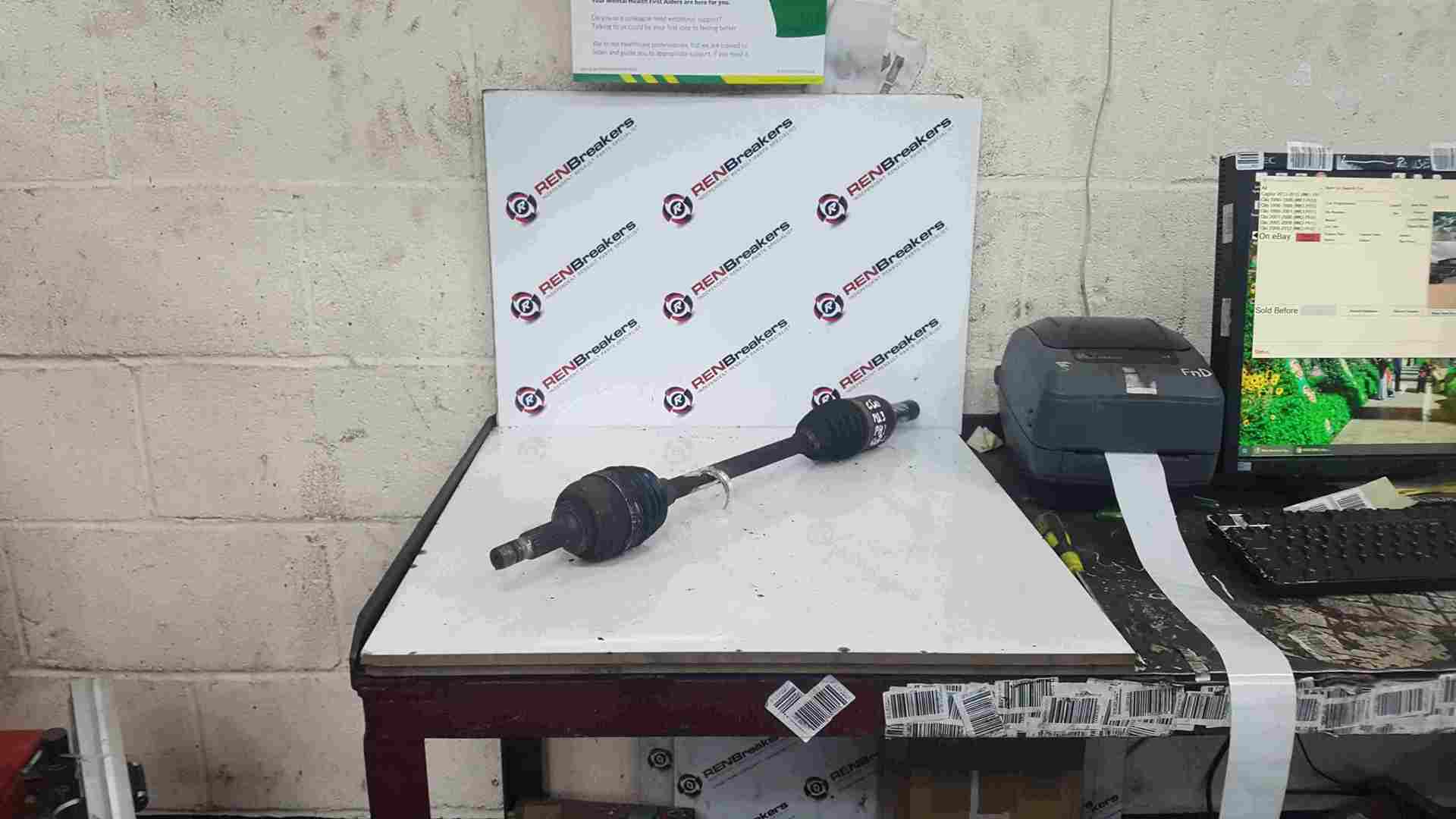 Renault Clio MK3 2005-2012 1.2 16v Passenger NSF Front Driveshaft JH3