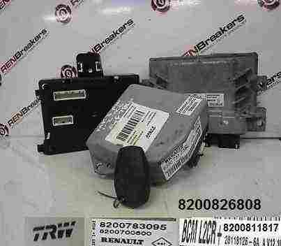 Renault Clio MK3 2005-2012 1.2 tCe Turbo ECU SET UCH Immobiliser + Key Fob