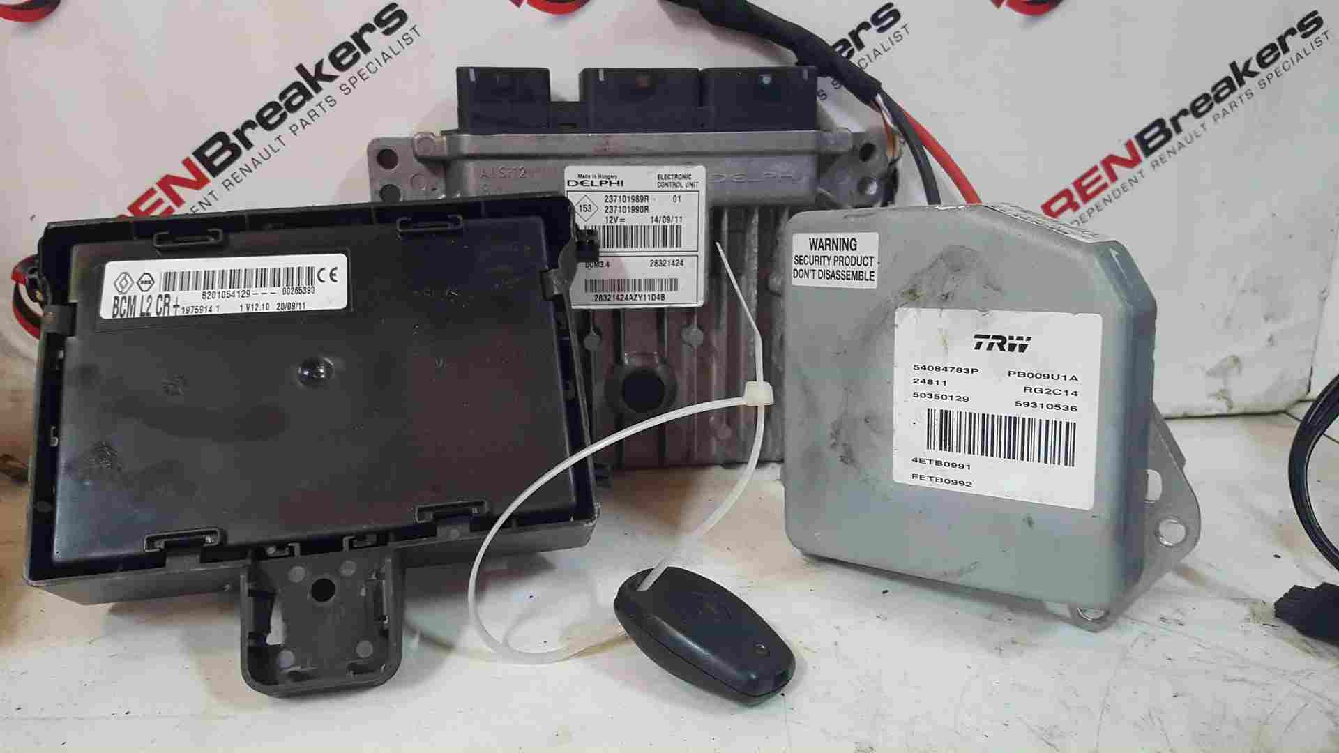 Thumb 5 Renault Clio MK3 2005-2012 1.5 DCI ECU SET Uch BCM Steering ECU + 1 KEY Fobs