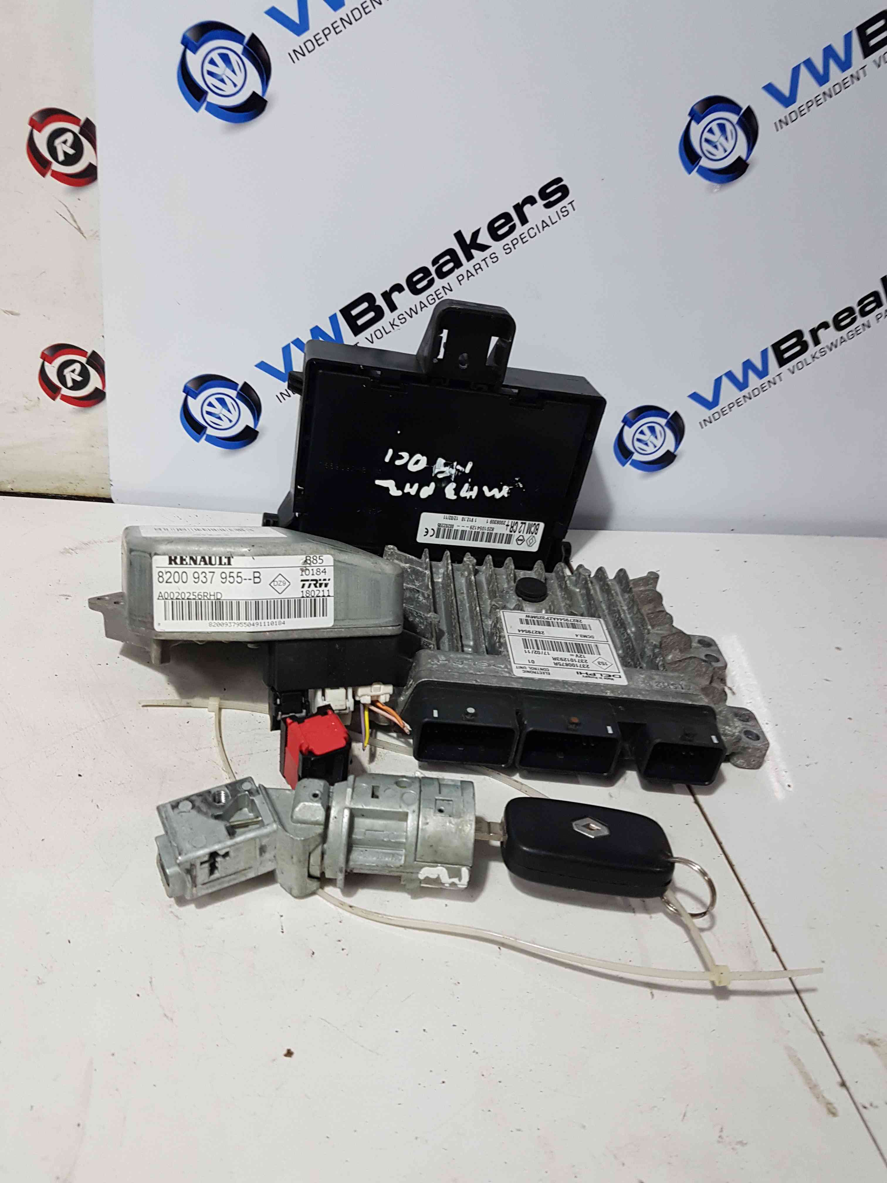 Thumb 3 Renault Clio MK3 2005-2012 1.5 DCI Ecu SET Uch BCM + KEY Immobiliser 8200937955