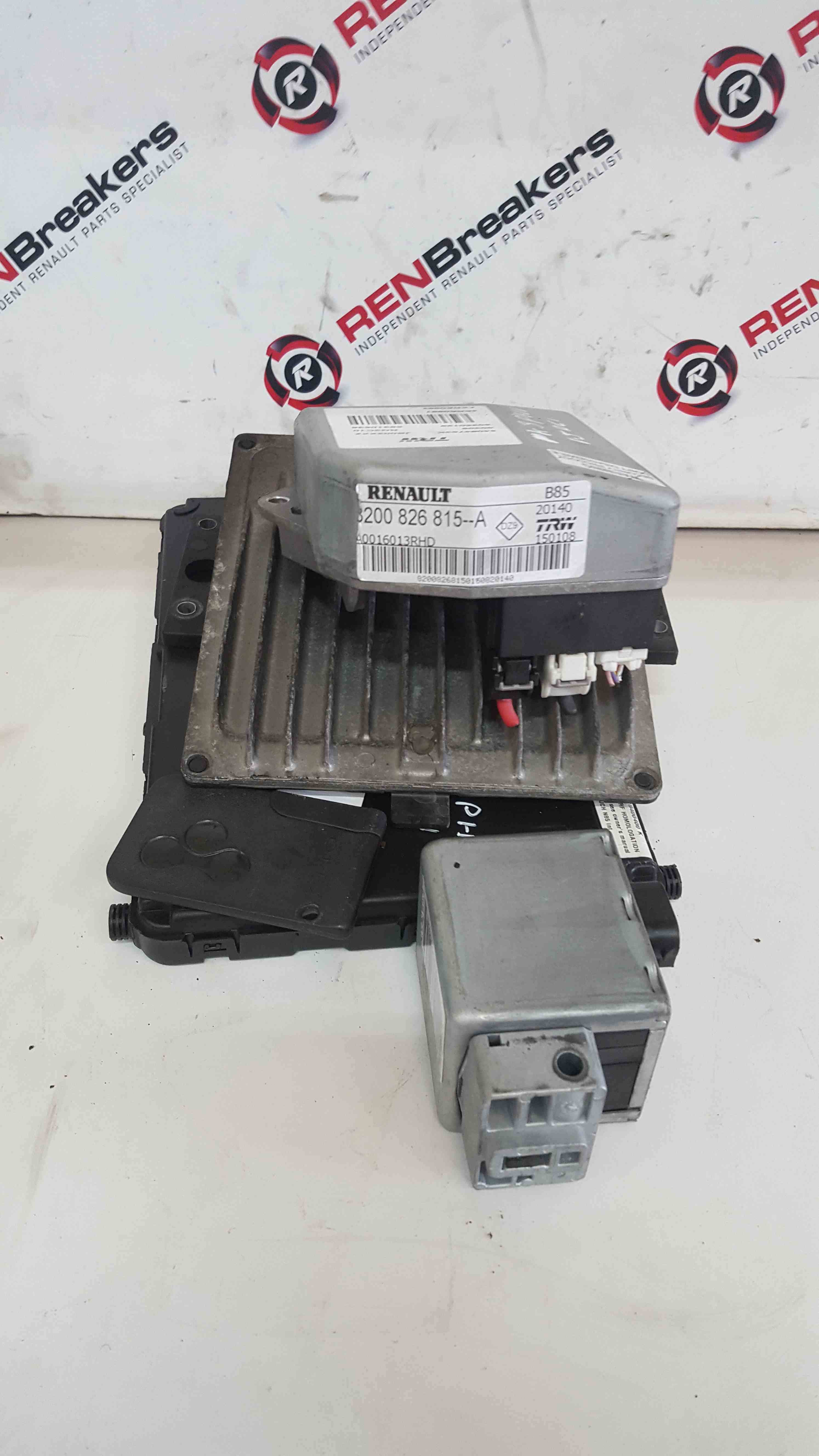 Renault Clio MK3 2005-2012 1.5 DCI Ecu SET Uch KIT Lock BOX + KEY Card