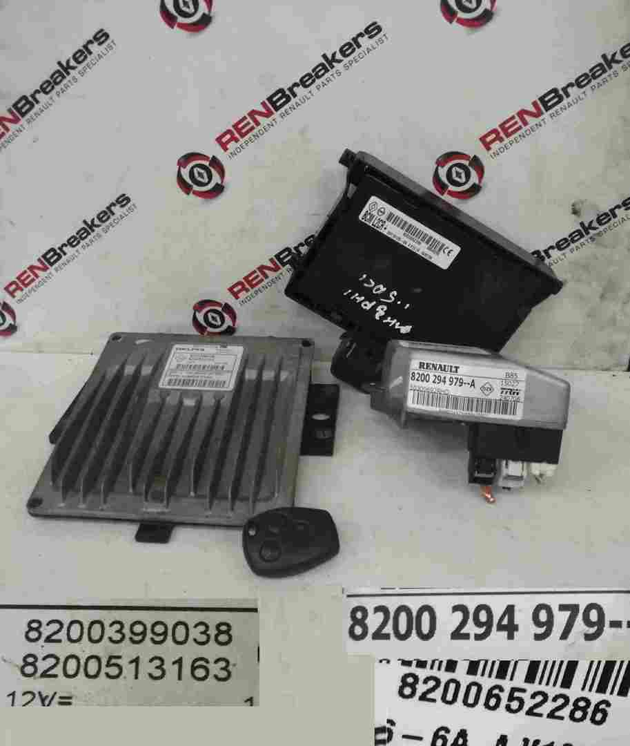 Renault Clio MK3 2005-2012 1.5 DCi ECU SET UCH BCM Steering ECU + Key Fob