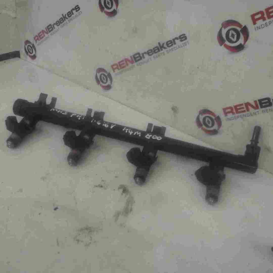 Renault Clio MK3 2005-2012 1.6 16v Fuel Injectors X4   Rail K4M 800 8200135504