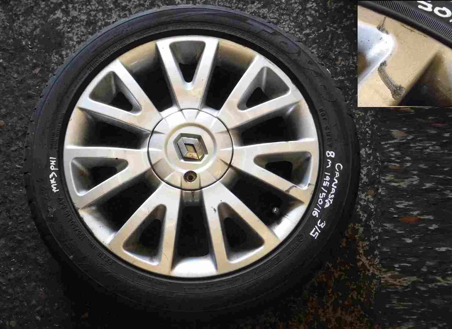 Renault Clio MK3 2005-2012 Canasta Alloy Wheel 4/5 8200666351