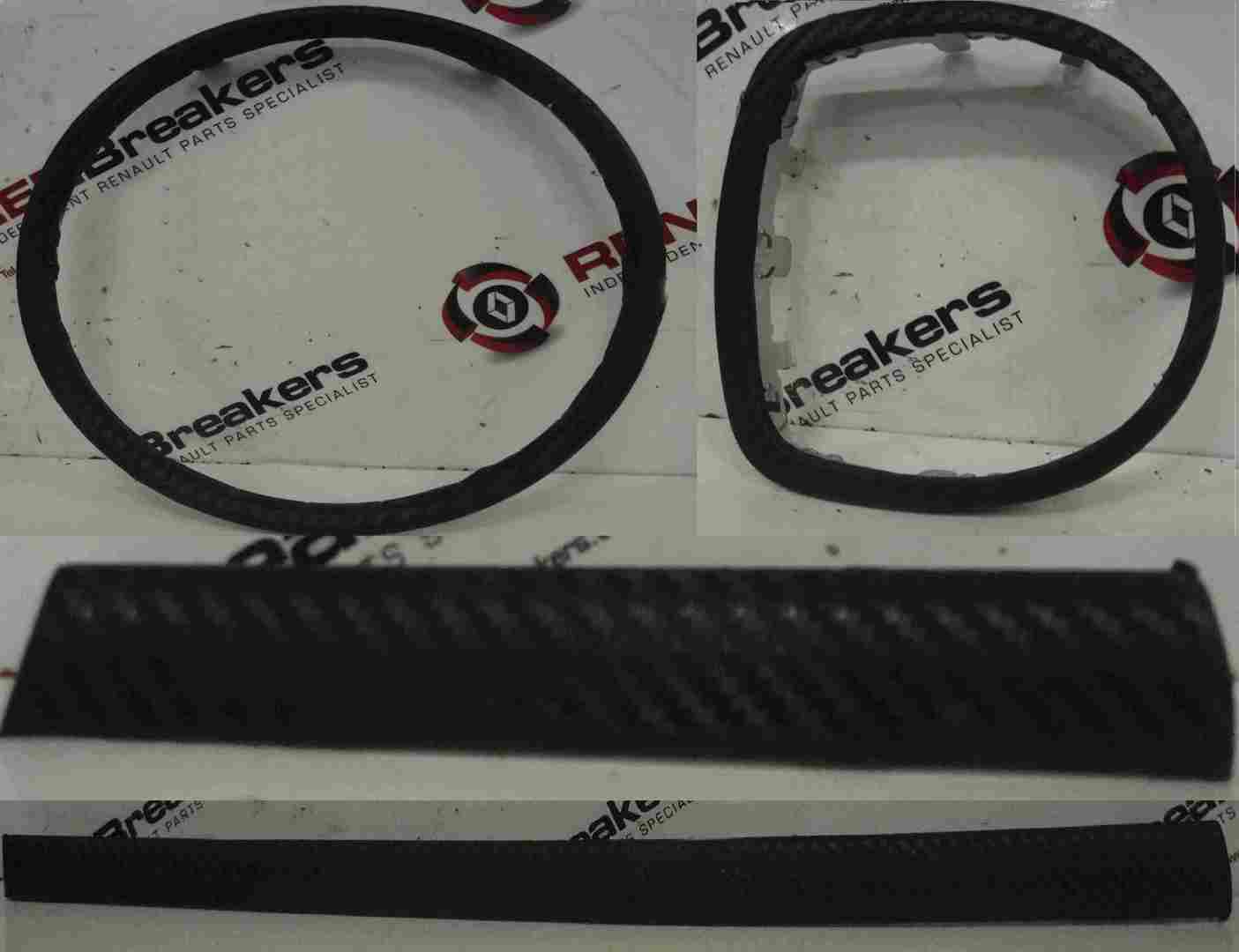 Renault Clio MK3 2005-2012 Carbon Fibre Dashboard Trim Inserts Surround