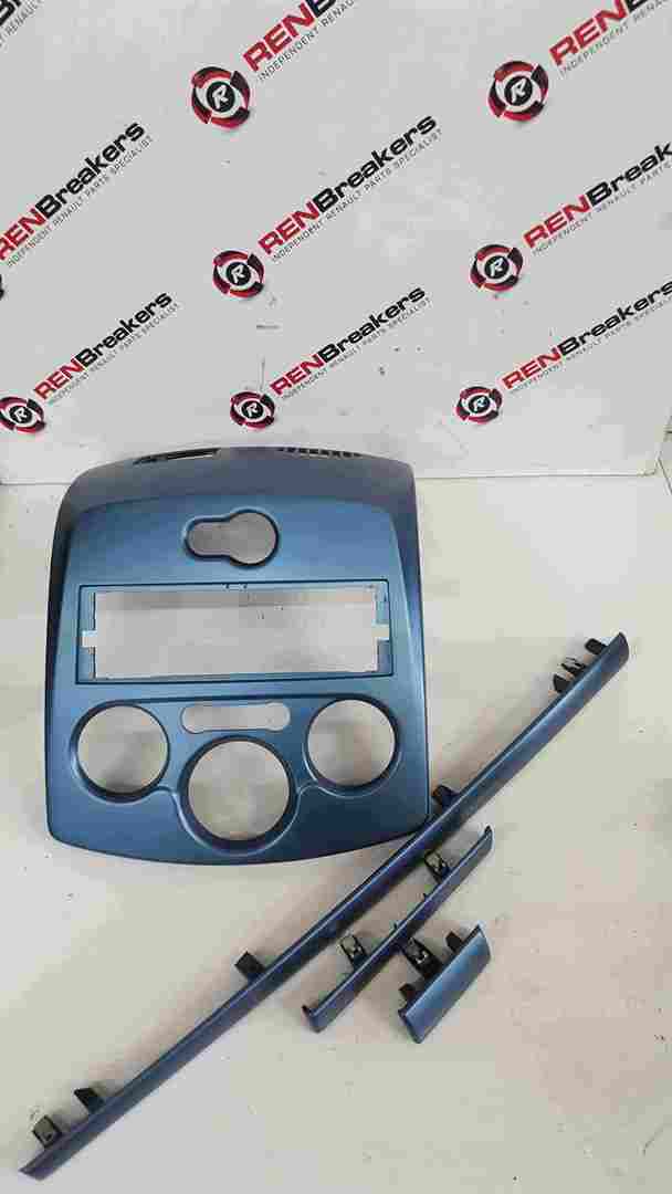 Thumb 2 Renault Clio MK3 2005-2012 Centre Console Blue Moulding Trim