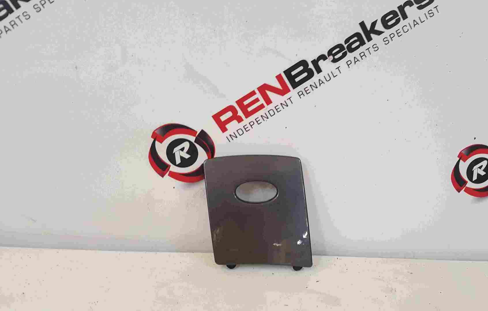 Renault Clio MK3 2005-2012 Centre Dashboard OBD Trim Cover Gloss Grey