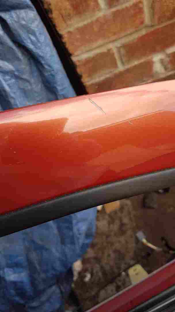 Thumb 4 Renault Clio MK3 2005-2012 Drivers OS Front Door RED Teb76 3Door