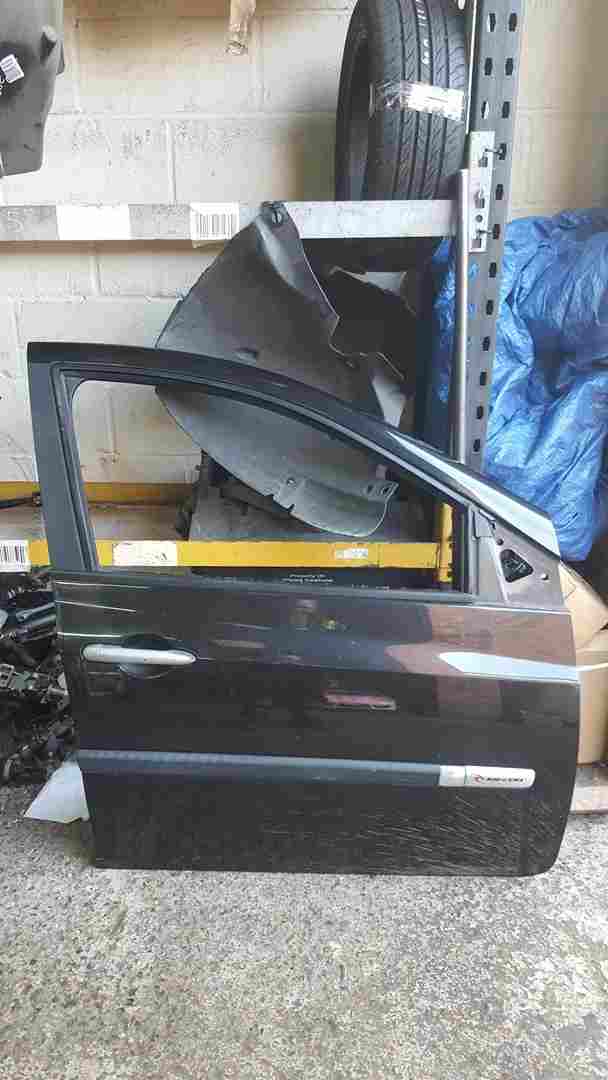 Renault Clio MK3 2005-2012 Drivers OSF Front Door Black 676 5Dr 