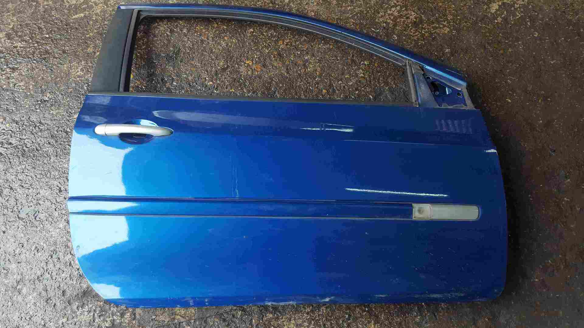 Renault Clio MK3 2005-2012 Drivers OSF Front Door Blue TERNA 3door