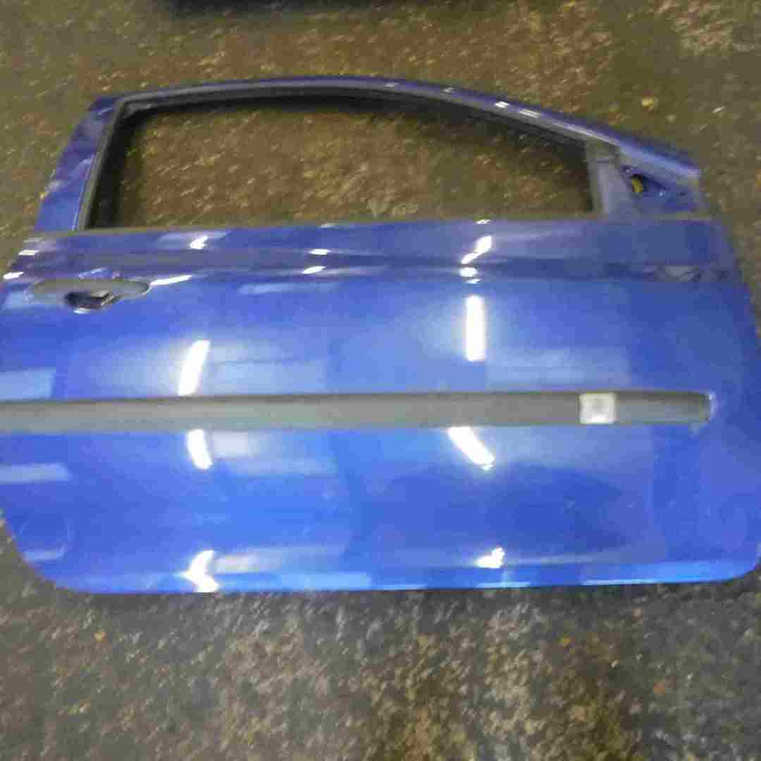 Renault Clio MK3 2005-2012 Drivers OSF Front Door Blue TERNA 3door