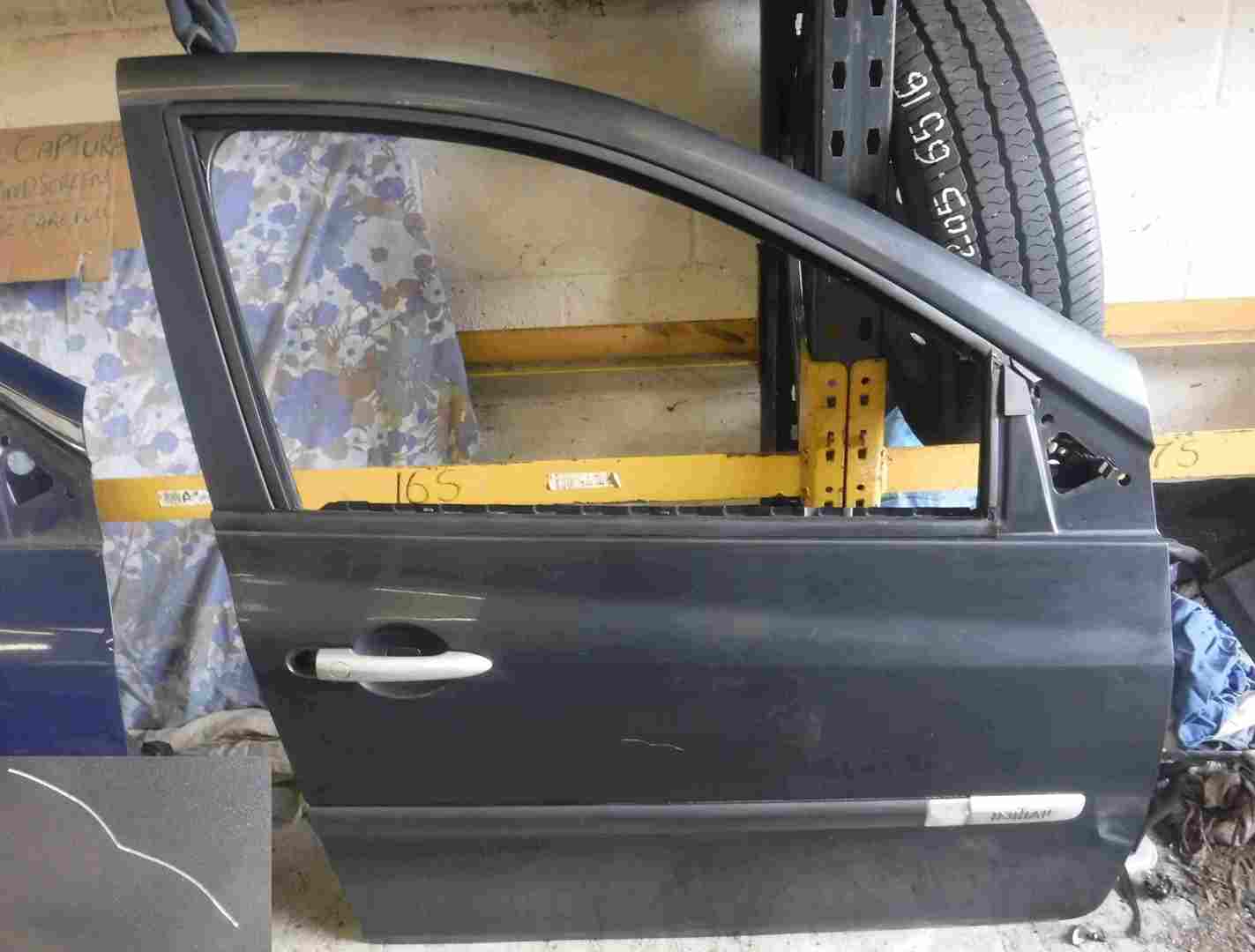 Renault Clio MK3 2005-2012 Drivers OSF Front Door Grey TEB66 5dr