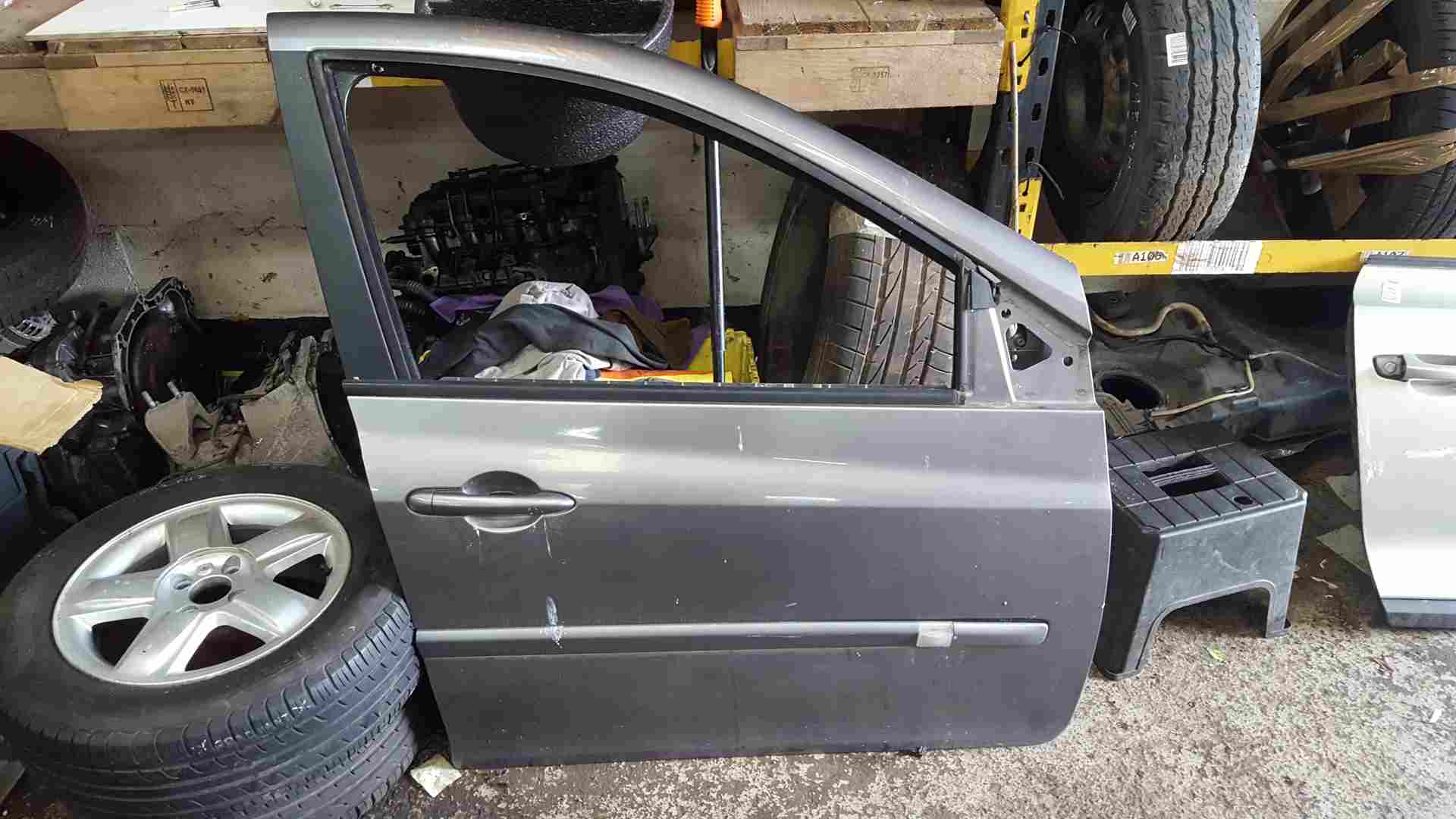 Renault Clio MK3 2005-2012 Drivers OSF Front Door Grey Tekng Estate 