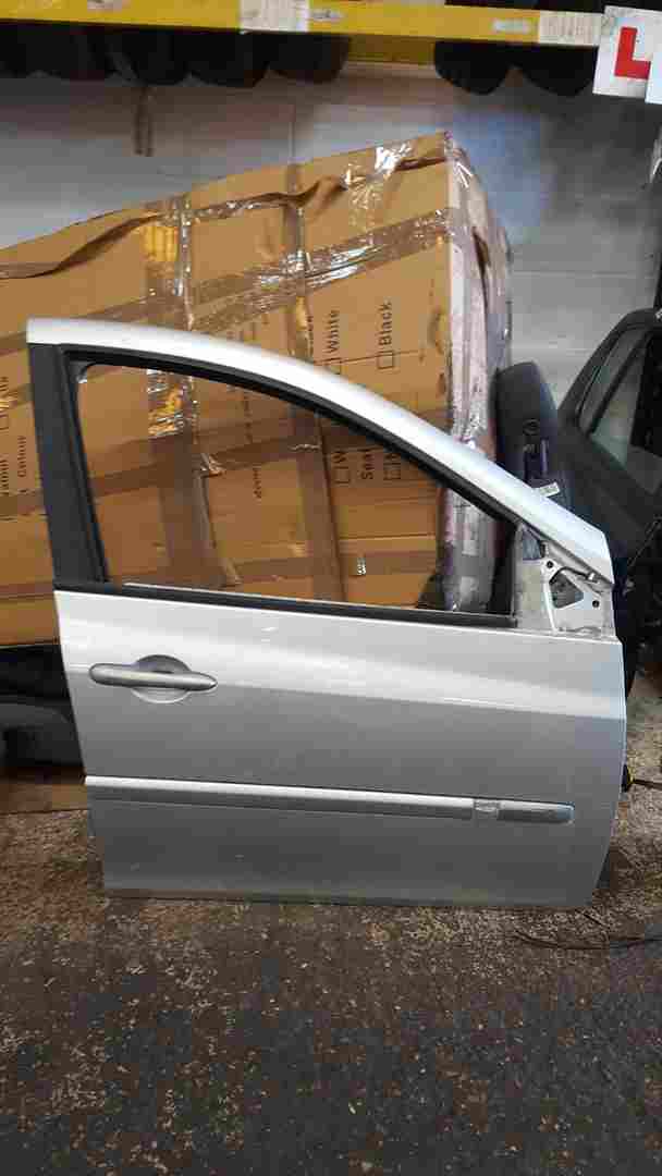 Renault Clio MK3 2005-2012 Drivers OSF Front Door Silver Ted69 5Door