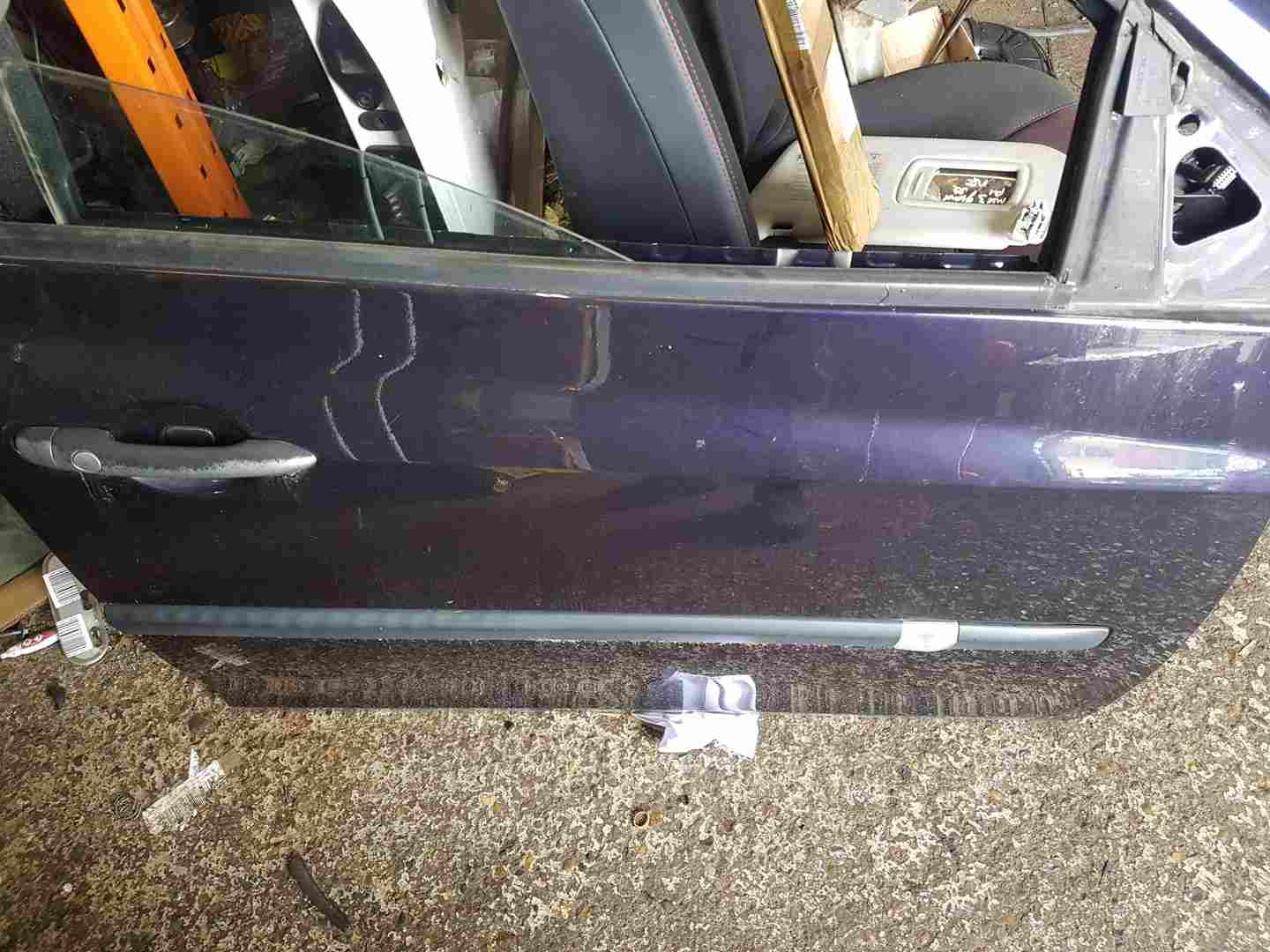 Thumb 2 Renault Clio MK3 2005-2012 Drivers OSF Front Door Te268 Purple 5dr
