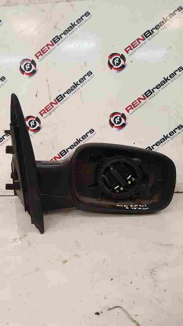Thumb 3 Renault Clio MK3 2005-2009 Drivers OSF os Wing Mirror Black 676