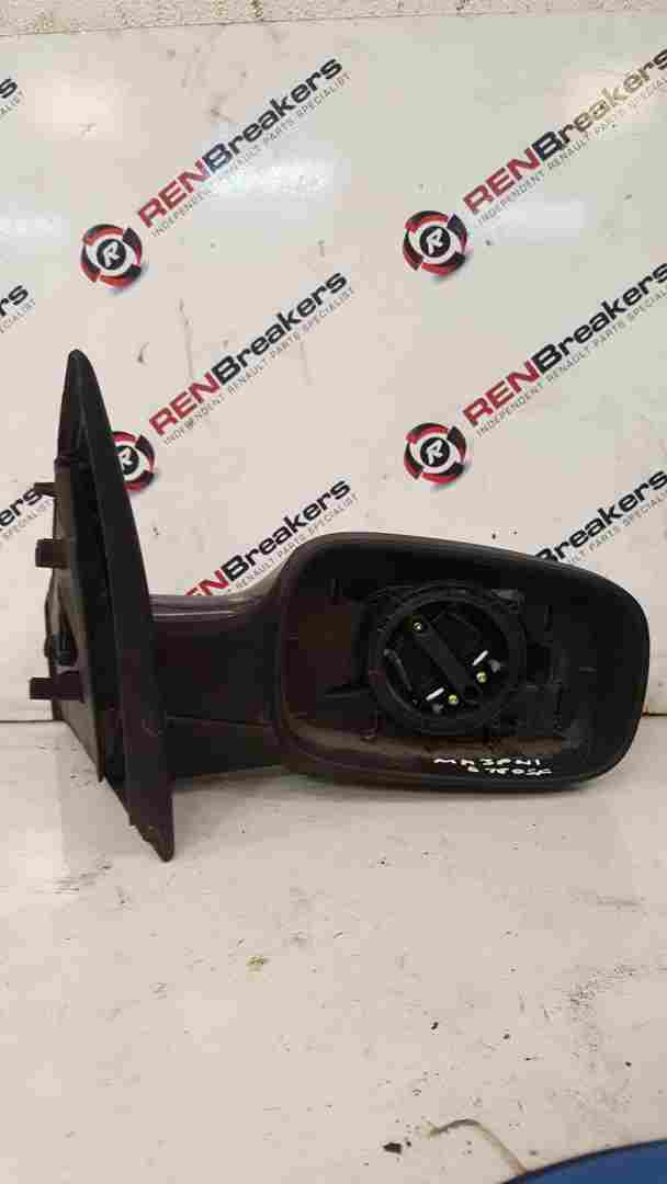 Thumb 4 Renault Clio MK3 2005-2009 Drivers OSF os Wing Mirror Black 676