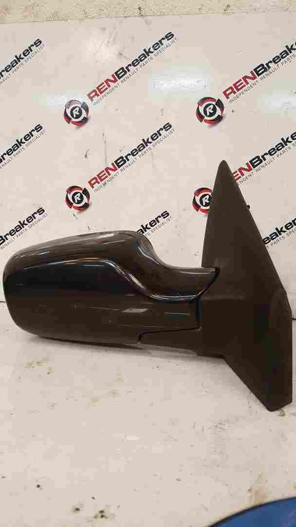 Thumb 7 Renault Clio MK3 2005-2009 Drivers OSF os Wing Mirror Black 676