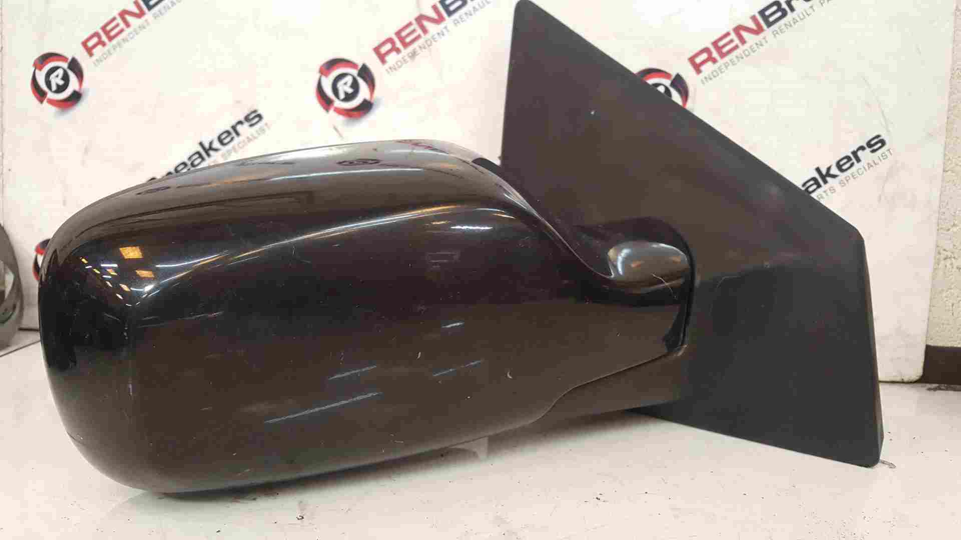 Thumb 9 Renault Clio MK3 2005-2009 Drivers OSF os Wing Mirror Black 676