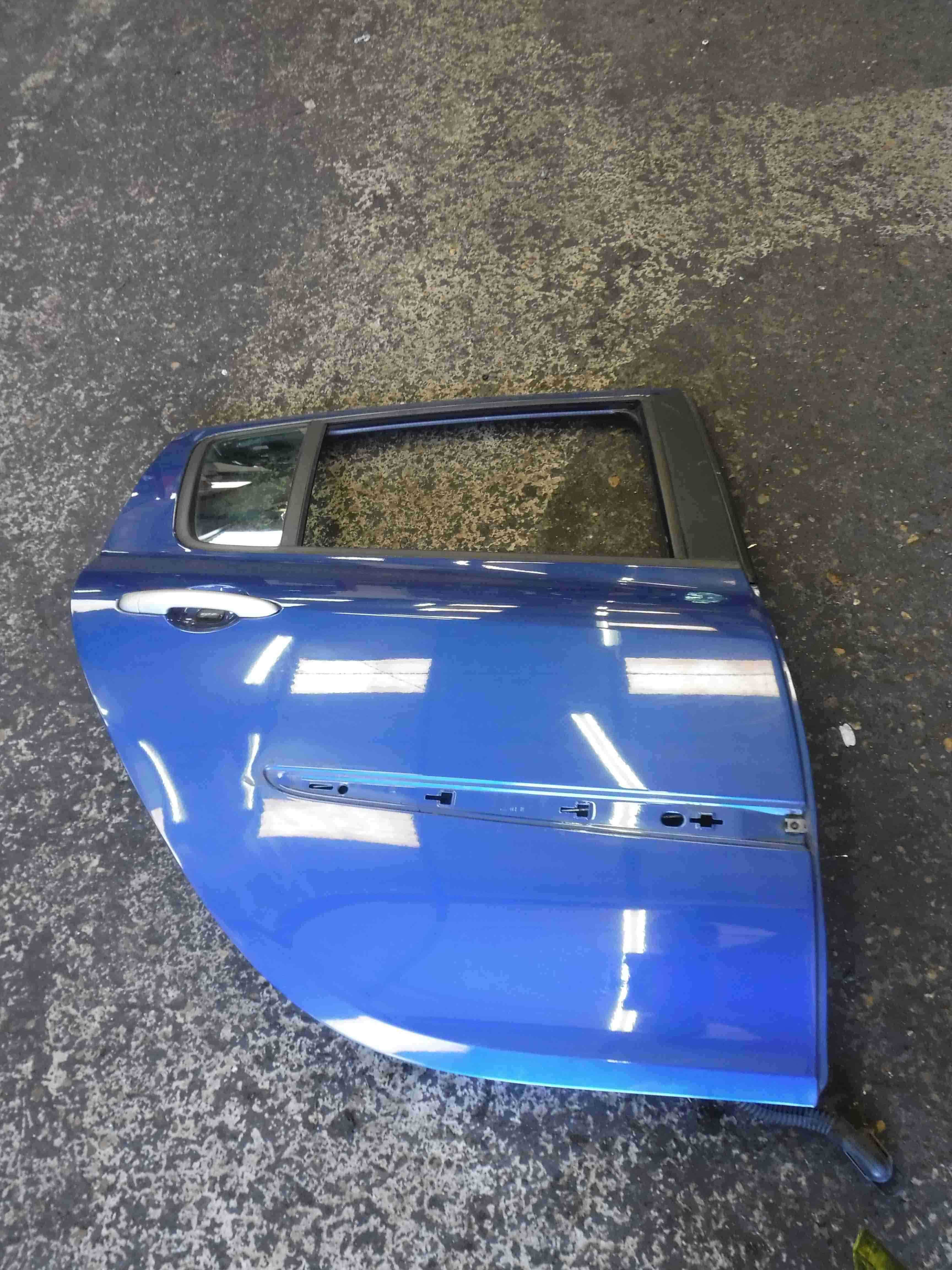 Renault Clio MK3 2005-2012 Drivers OSR Rear Door Blue TERNA