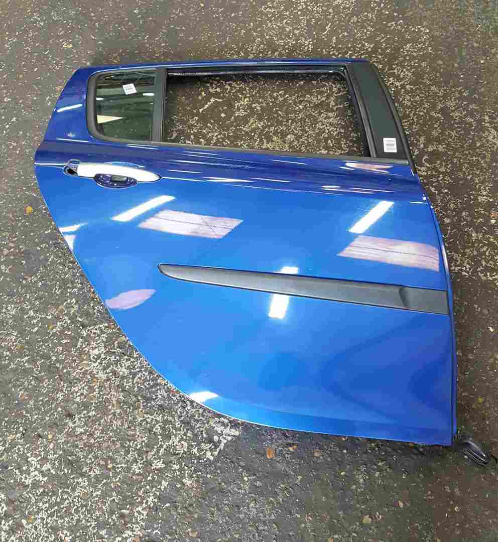 Renault Clio MK3 2005-2012 Drivers OSR Rear Door Blue TERNA