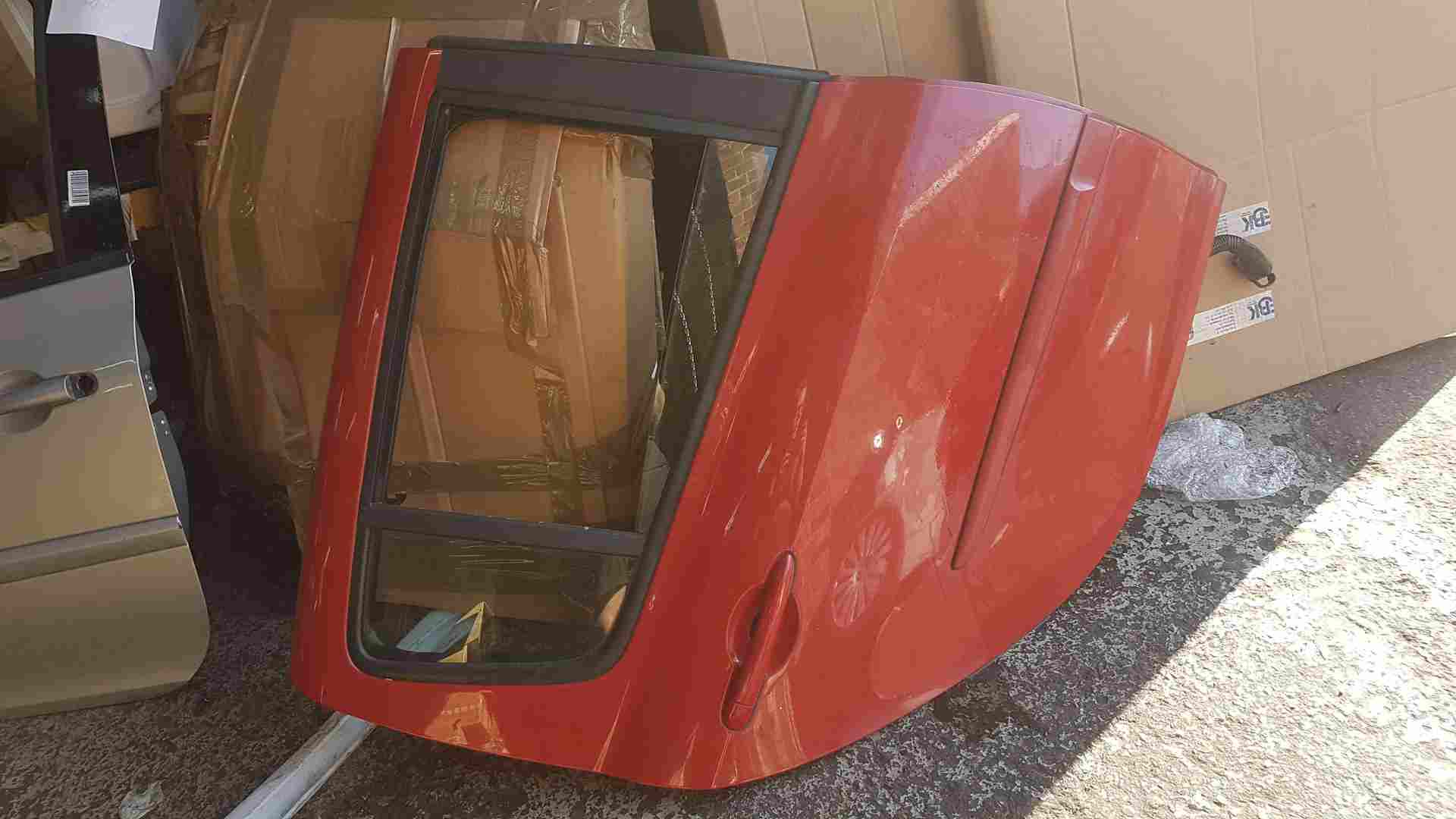 Thumb 2 Renault Clio MK3 2005-2012 Drivers OSR Rear Door RED 727 KEYED