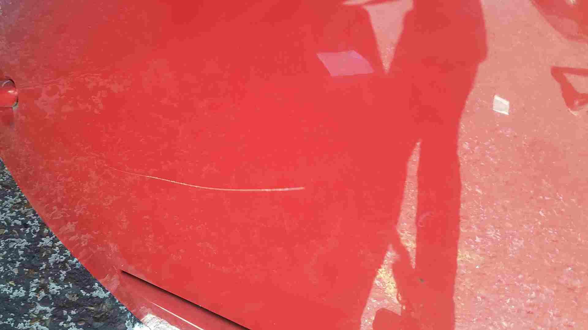 Thumb 3 Renault Clio MK3 2005-2012 Drivers OSR Rear Door RED 727 KEYED