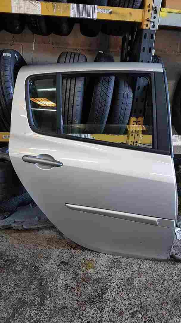 Renault Clio MK3 2005-2012 Drivers OSR Rear Door Silver Ted69