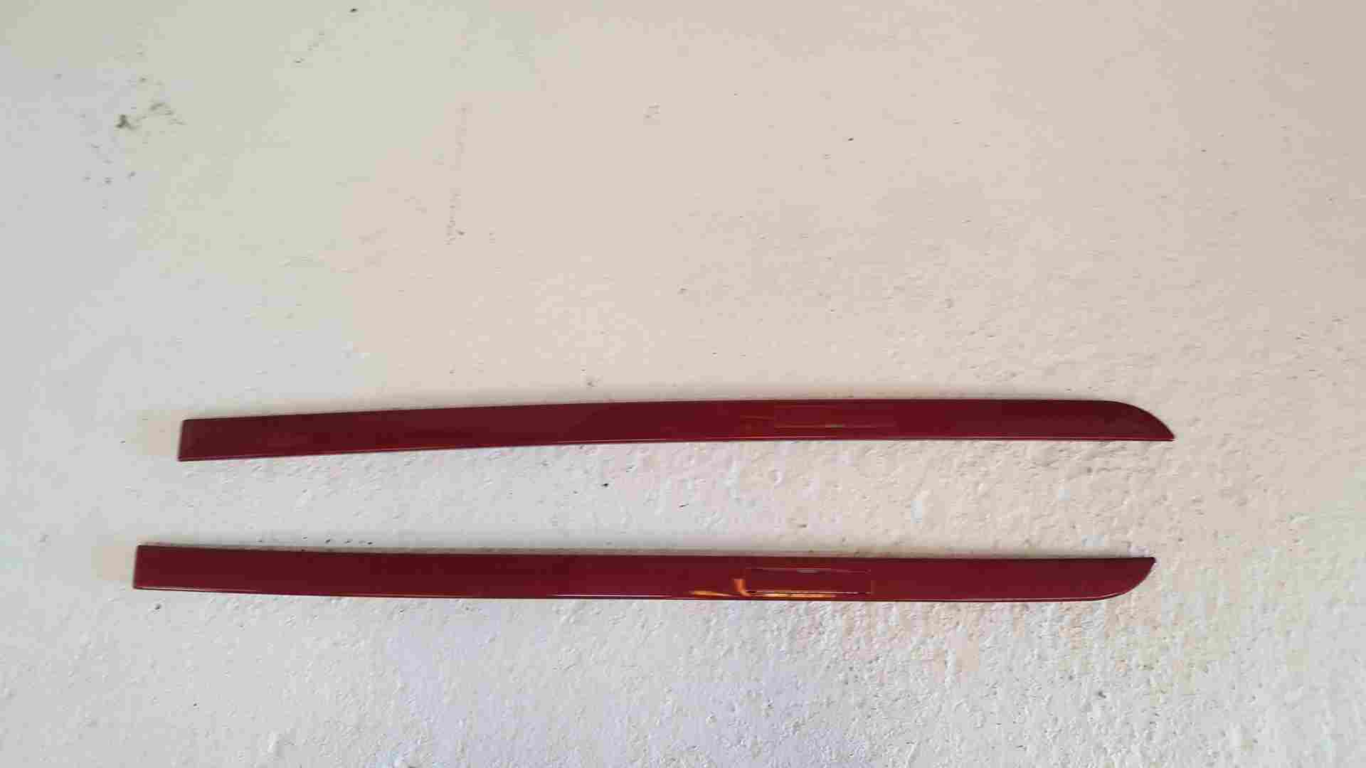 Renault Clio MK3 2005-2012 Drivers Os Roof Insert Trim Rack Cover Red TENNJ