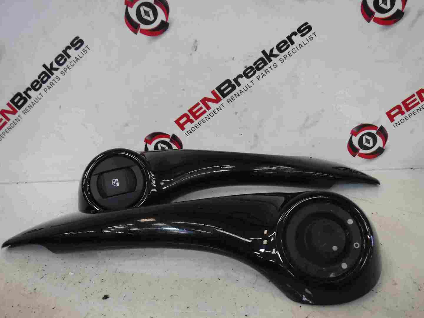 Renault Clio MK3 2005-2012 Drivers Passenger NS OS Black Door Handles