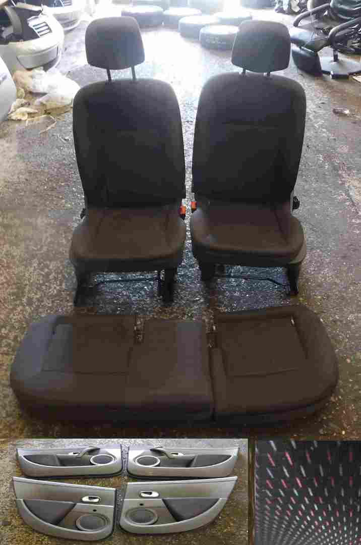 Renault Clio MK3 2005-2012 Front Seats Rear Bench Chair Door Cards 5DR
