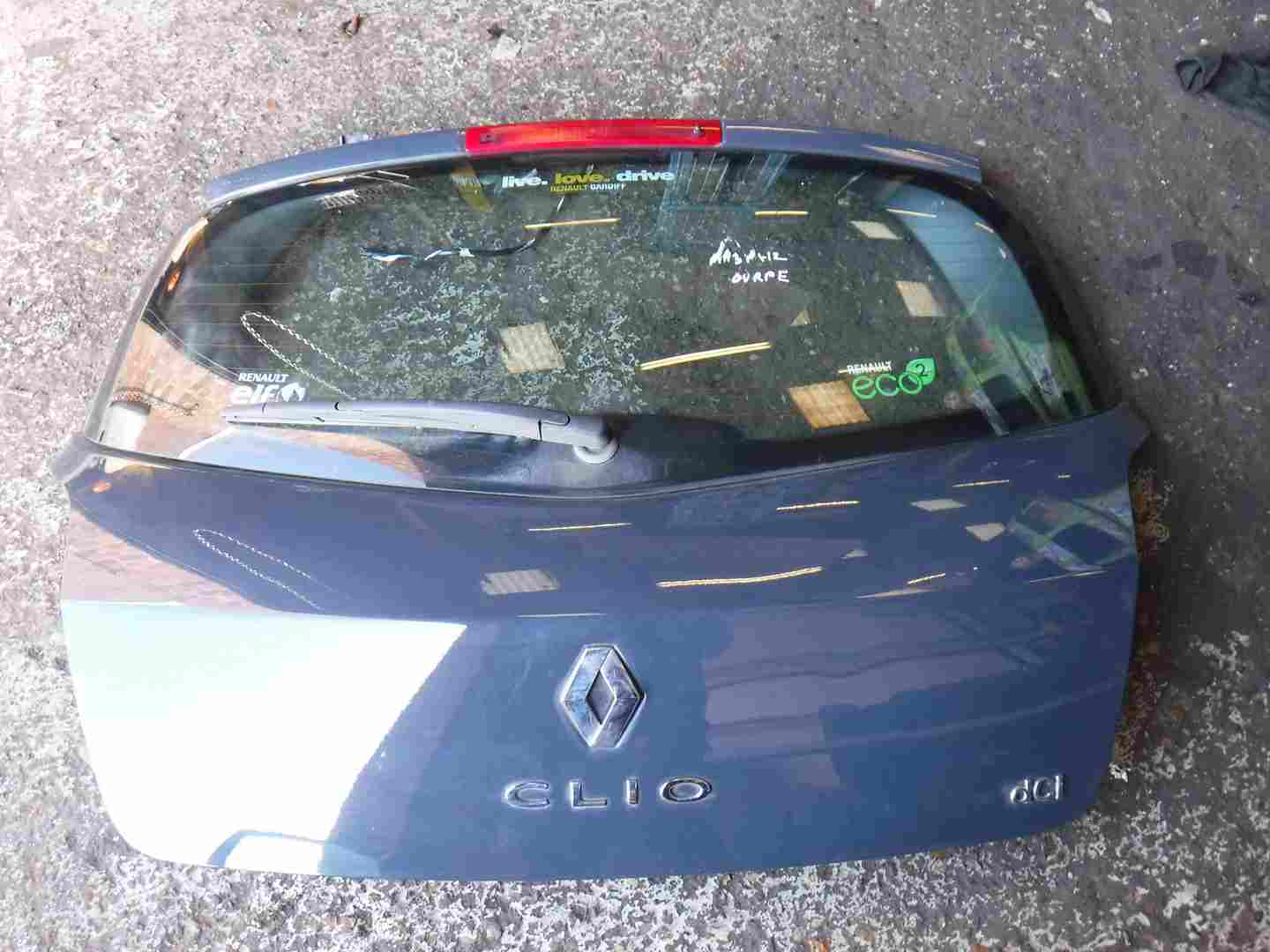 Renault Clio MK3 2005-2012 Grey Silver Tailgate Boot OVRPE