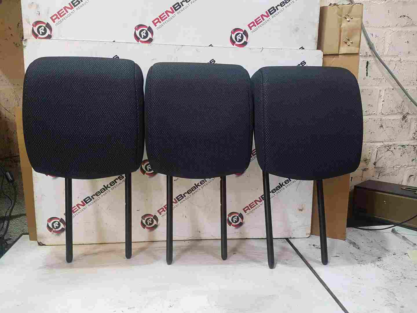 Thumb 5 Renault Clio MK3 2005-2012 Headrest Rear Back ROW Seat Head Rest Fabric X3