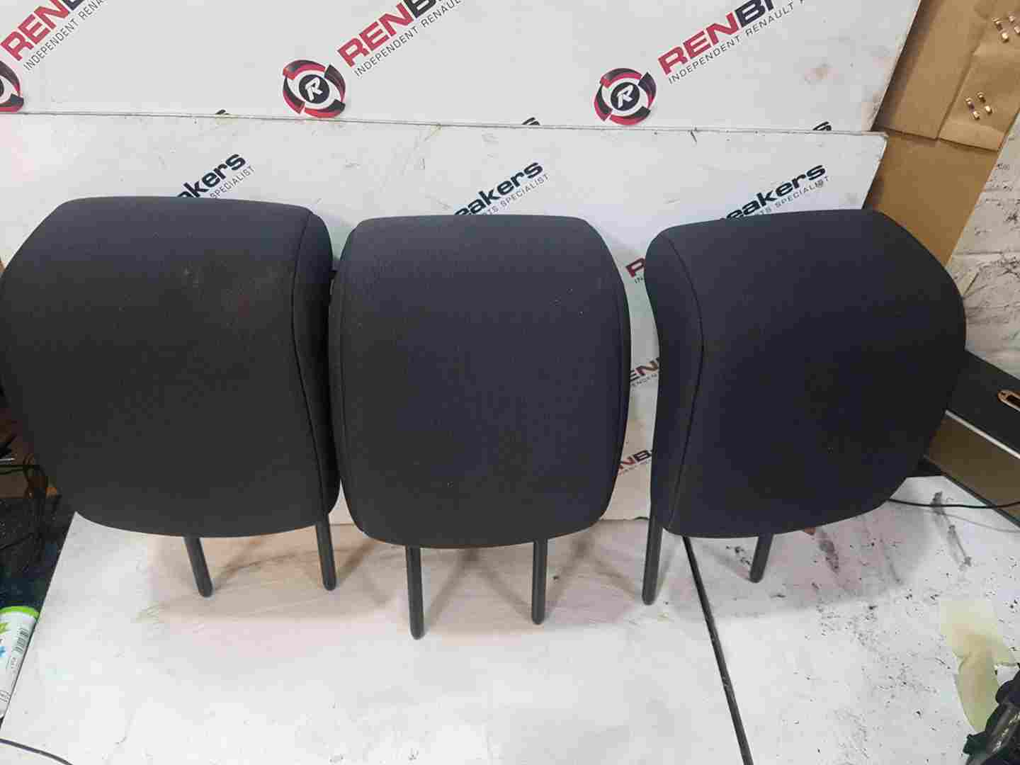 Thumb 6 Renault Clio MK3 2005-2012 Headrest Rear Back ROW Seat Head Rest Fabric X3
