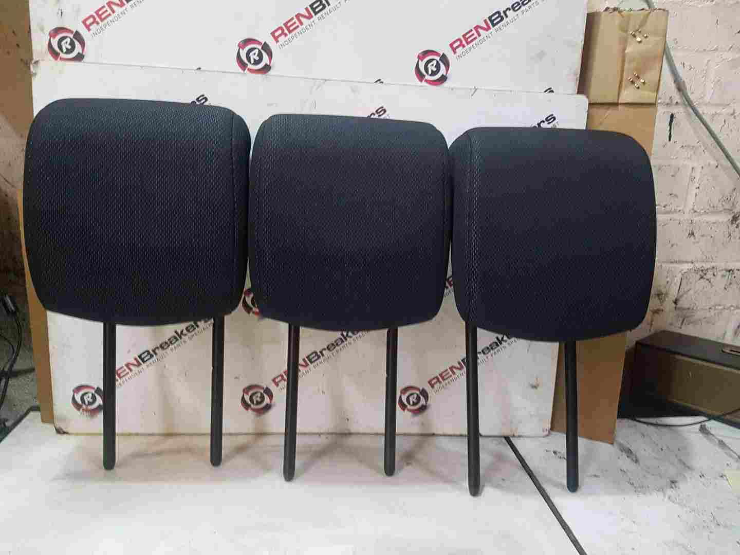 Renault Clio MK3 2005-2012 Headrest Rear Back ROW Seat Head Rest Fabric X3