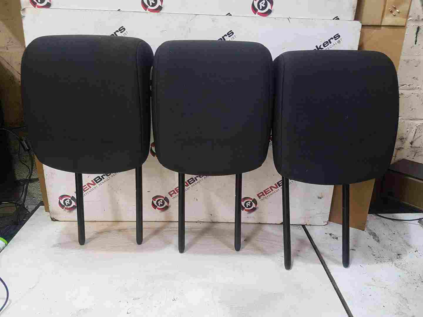 Renault Clio MK3 2005-2012 Headrest Rear Back ROW Seat Head Rest Fabric X3